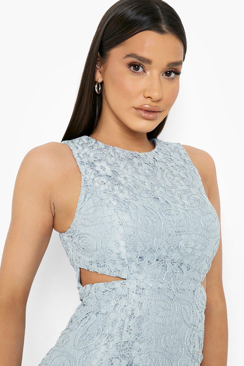 Lace cut 2025 out dress